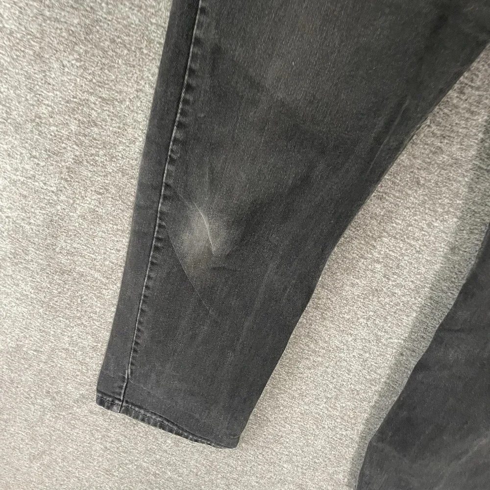 Levis 505 Jeans Mens 34x30 Gray Charcoal Wash Regular Straight Leg Denim Vintage